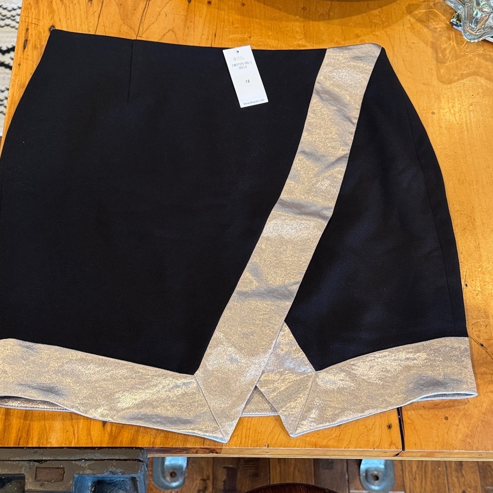 Banana Republic Black Skirt with Gold Accents